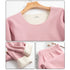 Women's Fleece-Lined Thermal Underwear Set - First Base Layer Long Johns Undershirt